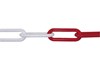 Vormann Stahlabsperrkette D5685 Form C 6 mm rot-weiss