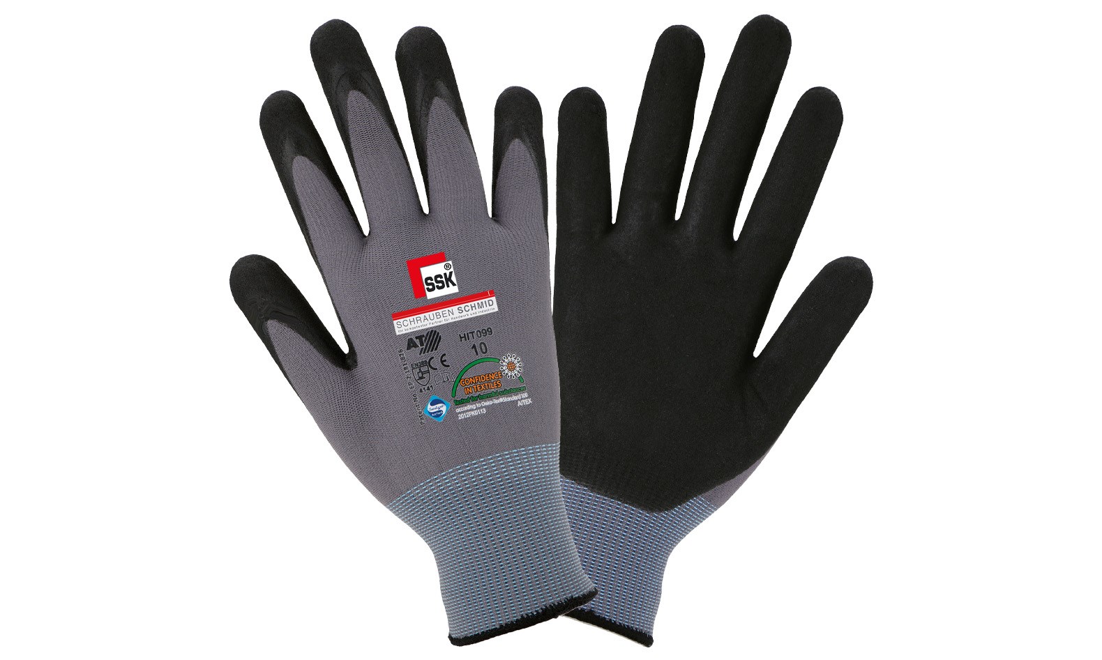 SSK Feinstrickhandschuh Nitril Flex Plus