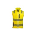Prevent Warnschutz-Softshellweste gelb/schwarz Gr. M