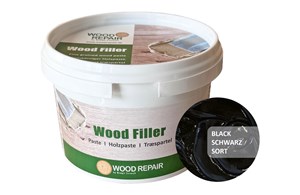 Holzpaste Woodfiller in Schwarz 400g Dose