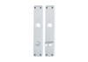 Hoppe Langschild WC 78 mm alusilber