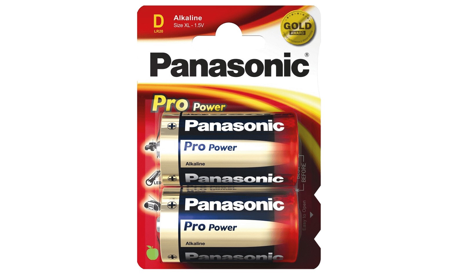 Panasonic Batterie Alkaline Mono