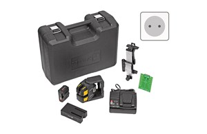 Stabila LAX500 G Kreuzlinien-Laser 7-teiliges Set IP54