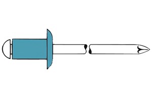 Blindnieten Edelstahl/Edelstahl A2 Standard