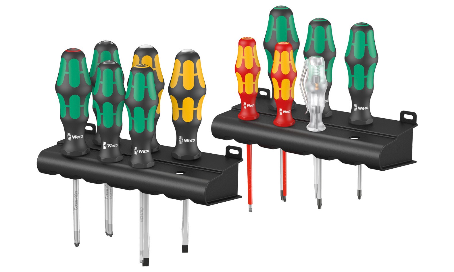 Wera Schraubendreherset 2 XXL 12-tlg. + 2Rack