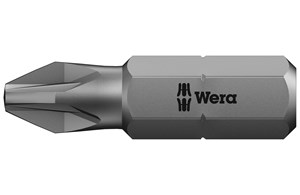 Bits Wera 25 mm PH/PZ zähhart