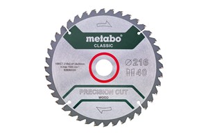 Kreissägeblatt 216 x 30 mm Z40 WZ