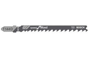 Stichsägeblatt T144D speed für Holz 100mm 4-5,2mm (VE=25)