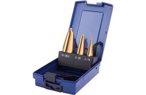 Ratioline Blechschälbohrer 3-tlg. HSS TIN-beschichtet