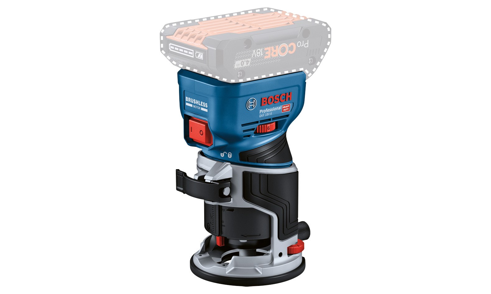Bosch Akku-Kantenfräse GKF 18V-8