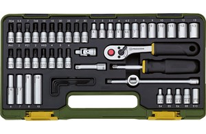 Proxxon Feinmechanikersatz metrisch 1/4" 50-tlg.